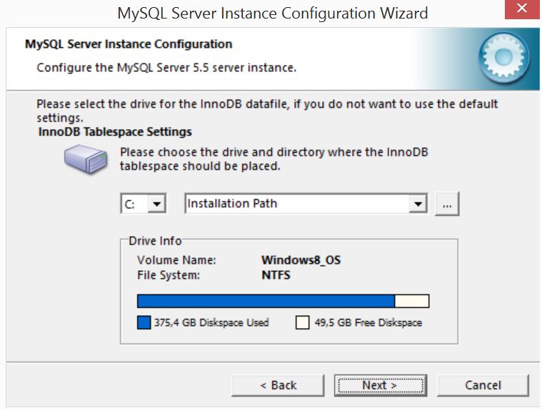 MySQL Server Instance Configuration Wizard4